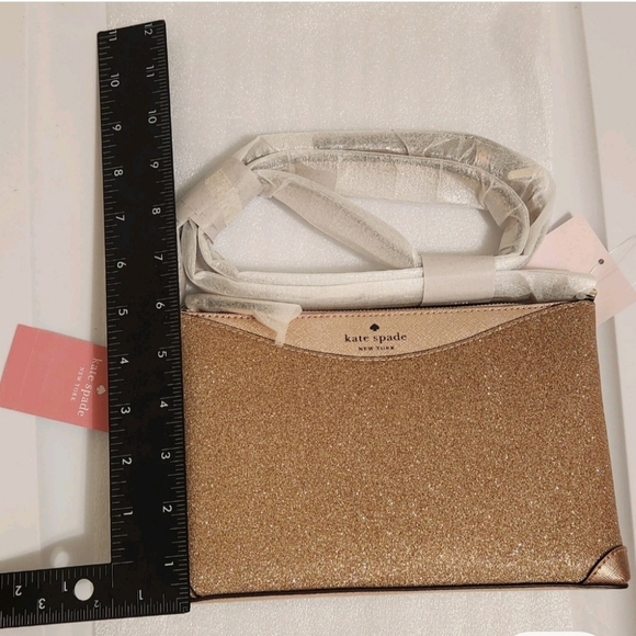 Kate Spade Rosegold Crossbody Bag NWT - Picture 9 of 10